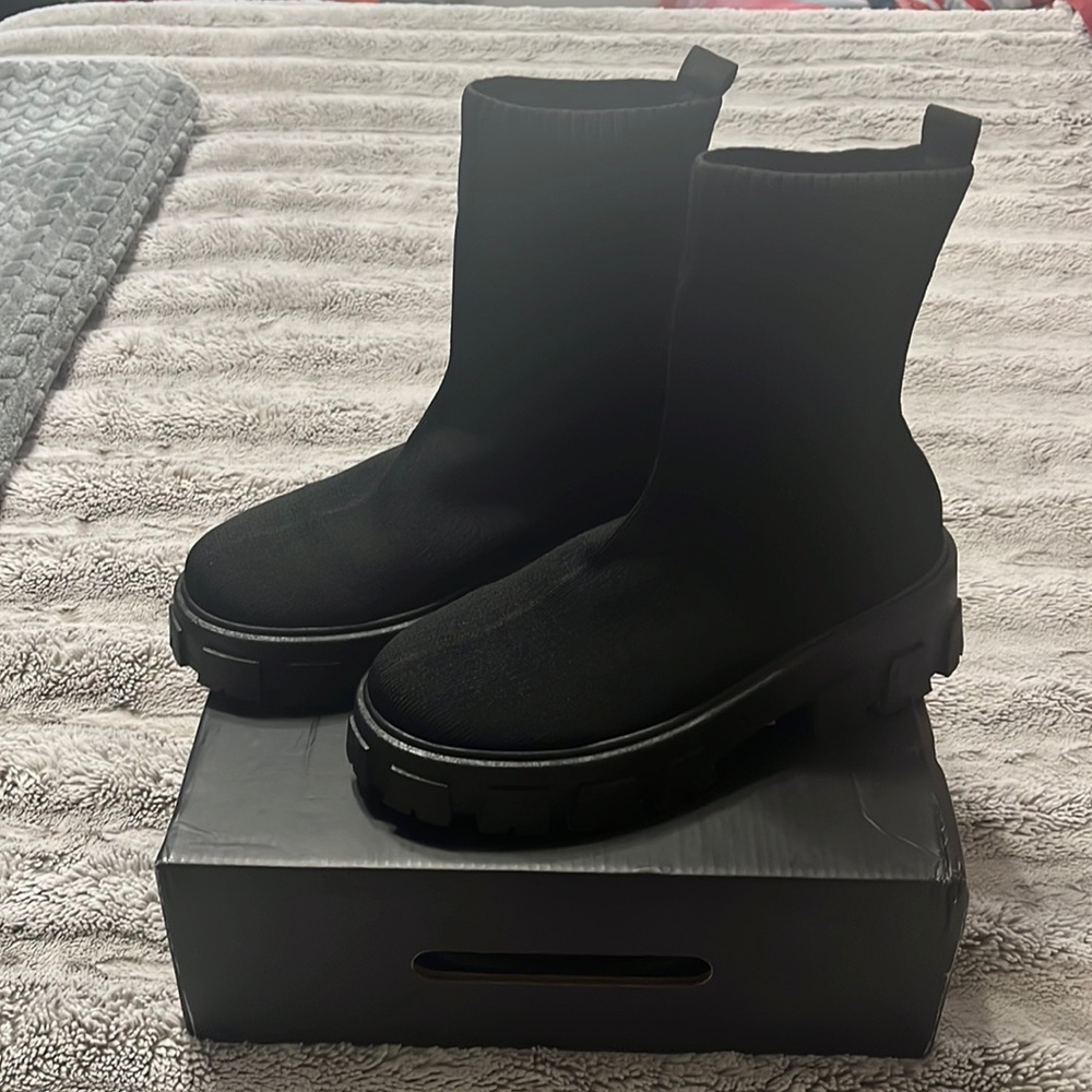 Black boots